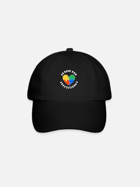 Autism Mom Unbreakable Autistic Awareness - Baseballkappe - Schwarz/Schwarz