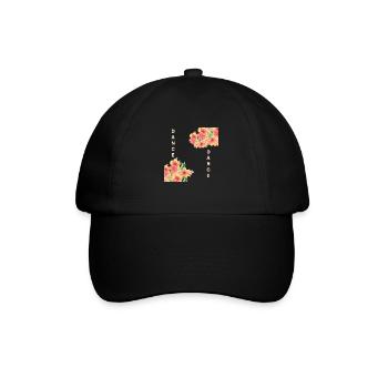 Dance Dance - Baseballkappe - Schwarz/Schwarz - Vorne