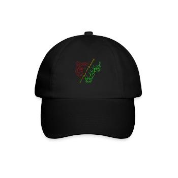 Bulle Bär Chart Investor - Baseballkappe - Schwarz/Schwarz - Vorne