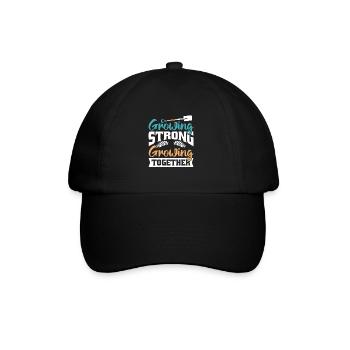 Kleingarten in der Stadt - Baseballkappe - Schwarz/Schwarz - Vorne