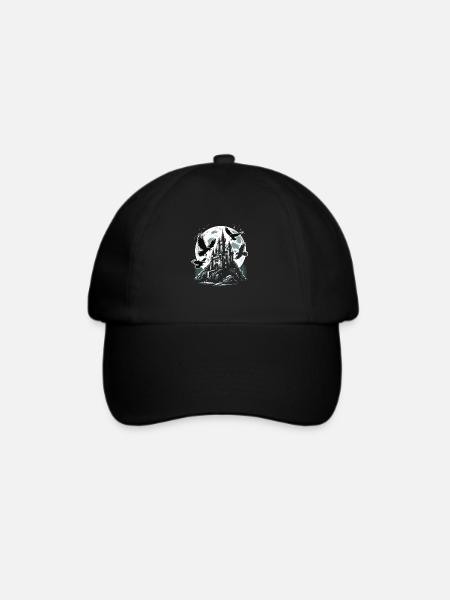Gothic - Baseballkappe - Schwarz/Schwarz
