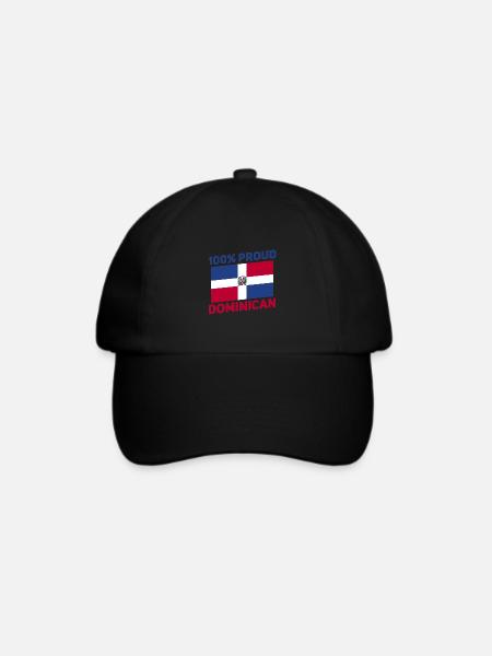Dominikaner - Baseballkappe - Schwarz/Schwarz