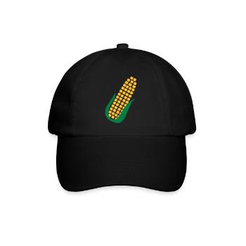 Mais - Baseballkappe - Schwarz/Schwarz - Vorne