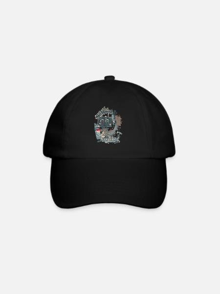 Barbers Shop - Baseballkappe - Schwarz/Schwarz