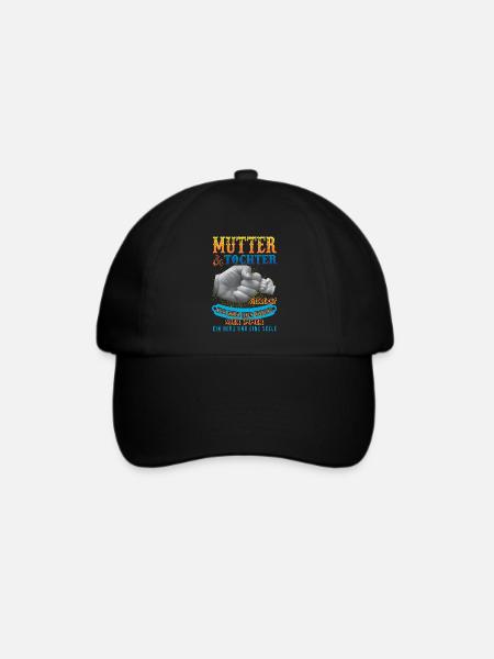 mutter und tochter - Baseballkappe - Schwarz/Schwarz
