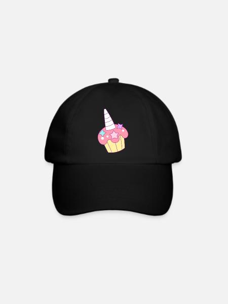 Muffin - Baseballkappe - Schwarz/Schwarz
