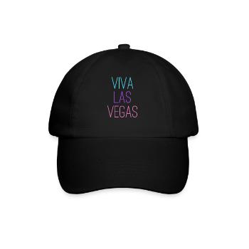 Las vegas - Baseballkappe - Schwarz/Schwarz - Vorne