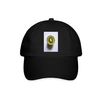 Kiwi - Baseballkappe - Schwarz/Schwarz - Vorne