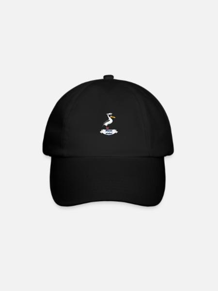 Moin alda - Baseballkappe - Schwarz/Schwarz