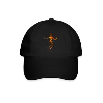 Arabischer Tänzer - Baseballkappe - Schwarz/Schwarz - Vorne