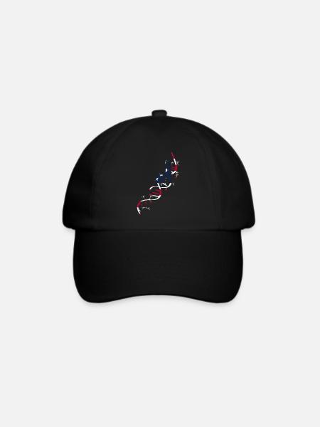 DNA USA - Baseballkappe - Schwarz/Schwarz