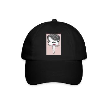 Tänzer - Baseballkappe - Schwarz/Schwarz - Vorne