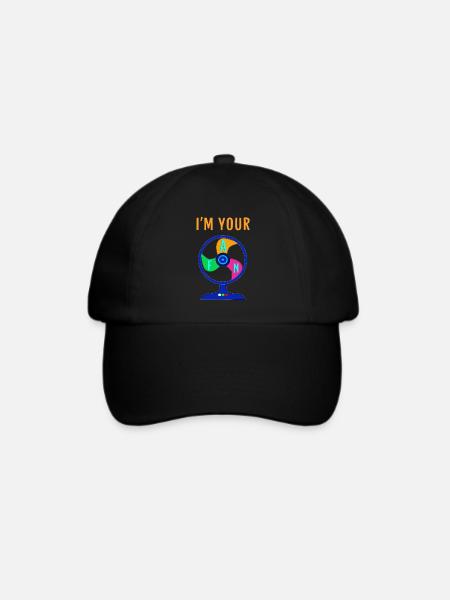 I'm your FAN - Ich bin Dein FAN - Baseballkappe - Schwarz/Schwarz