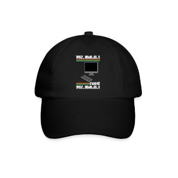 192.168.01 sweet 192.168.0.1 - Baseballkappe - Schwarz/Schwarz - Vorne
