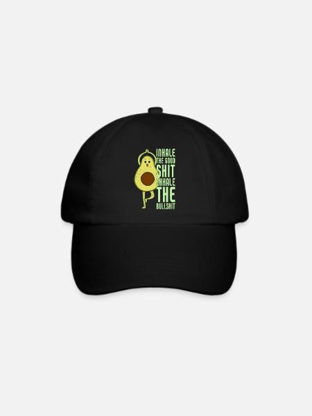 Atme die gute Scheiße ein, atme den Schwachsinn - Baseballkappe - Schwarz/Schwarz