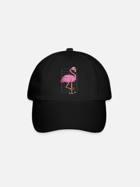 Tischtennis Outfit Damen Katze - Baseballkappe - Schwarz/Schwarz