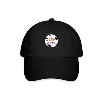 Scary Records Clerk - Baseballkappe - Schwarz/Schwarz - Vorne