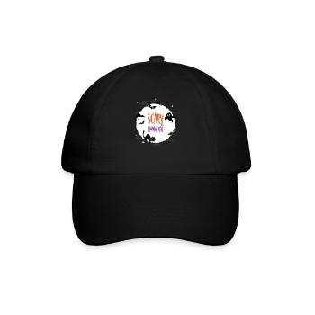 Gruseliger Demokrat - Baseballkappe - Schwarz/Schwarz - Vorne