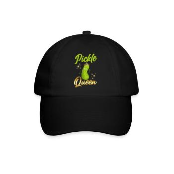 Pickle Queen Cucumber Pickles - Baseballkappe - Schwarz/Schwarz - Vorne