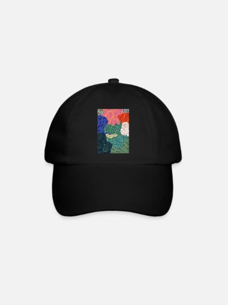 Kunstzeichen - Baseballkappe - Schwarz/Schwarz
