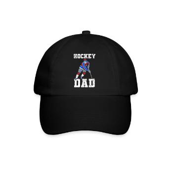 Hockey Dad Eishockey - Baseballkappe - Schwarz/Schwarz - Vorne