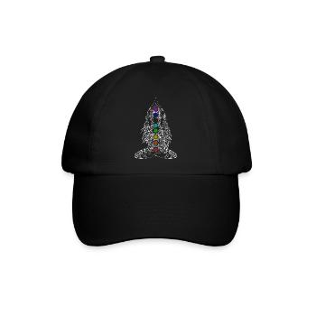 Chakra - Baseballkappe - Schwarz/Schwarz - Vorne