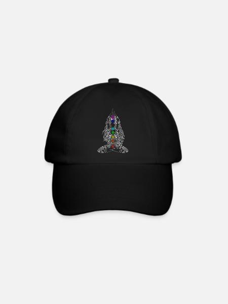 Chakra - Baseballkappe - Schwarz/Schwarz