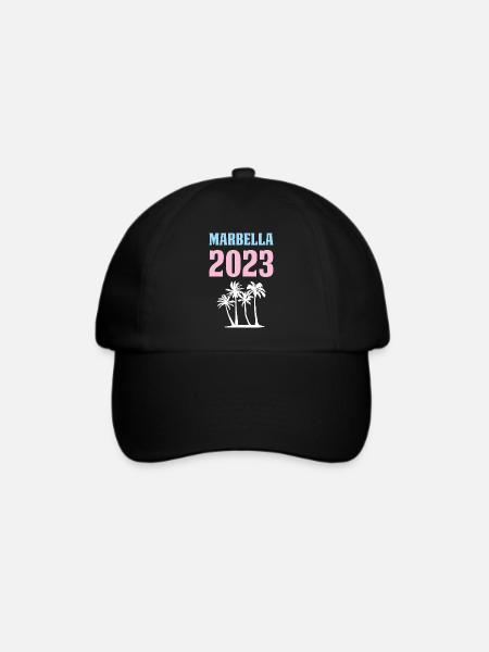 Marbella 2023 - Baseballkappe - Schwarz/Schwarz