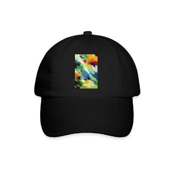 Muster und Formen - Baseballkappe - Schwarz/Schwarz - Vorne