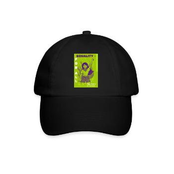 Gleichheit Für Alle Unabhängig Vom Geschlecht - Baseballkappe - Schwarz/Schwarz - Vorne