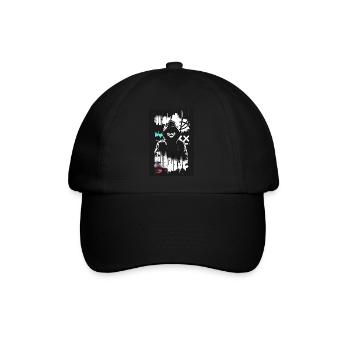 Joker smile by ART8NS - Art ON Streetwear - Baseballkappe - Schwarz/Schwarz - Vorne