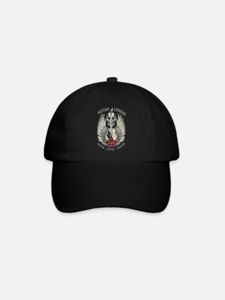 GITARREN-LEGENDE - Baseballkappe - Schwarz/Schwarz
