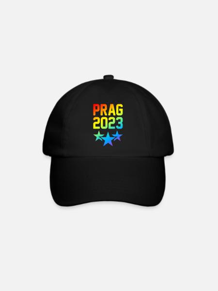 Prag 2023 - Baseballkappe - Schwarz/Schwarz