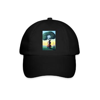 Zeitlose Musik - Baseballkappe - Schwarz/Schwarz - Vorne