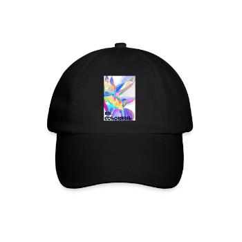 Be Colorful - Baseballkappe - Schwarz/Schwarz - Vorne
