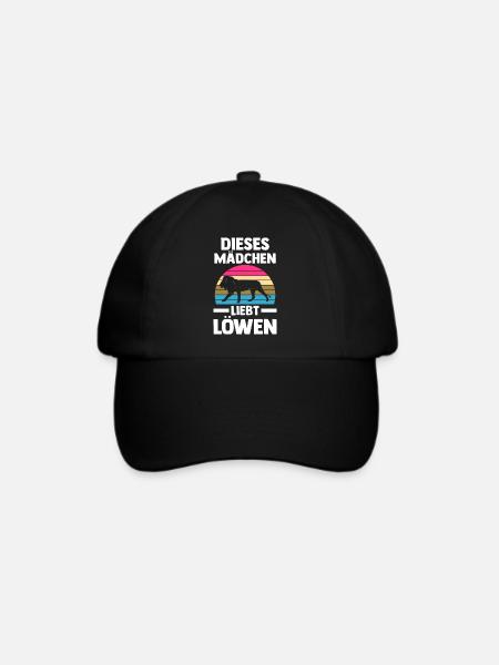 Löwe Löwen - Baseballkappe - Schwarz/Schwarz