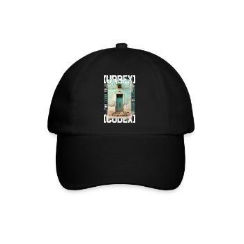 Summer door to... by ART8NS - Art ON Streetwear - Baseballkappe - Schwarz/Schwarz - Vorne