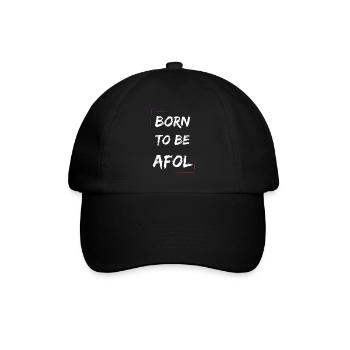 Born - Baseballkappe - Schwarz/Schwarz - Vorne