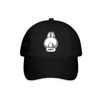 Nope - Baseballkappe - Schwarz/Schwarz - Vorne