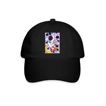 AUSSERHALB DES WELTRAUMES - Baseballkappe - Schwarz/Schwarz - Vorne