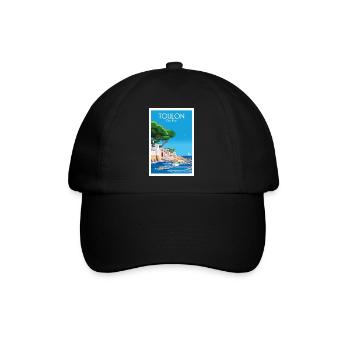 TOULON CAP BRUN - Baseballkappe - Schwarz/Schwarz - Vorne
