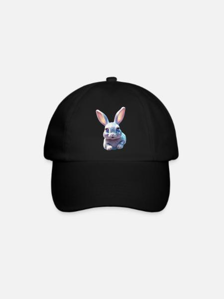 Funny Bunny - Baseballkappe - Schwarz/Schwarz