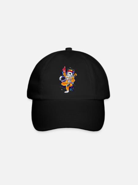 23F 0278 bk - Baseballkappe - Schwarz/Schwarz