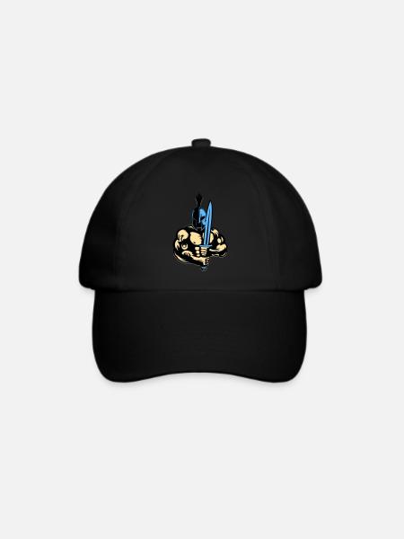 Sparta Warrior - Baseballkappe - Schwarz/Schwarz