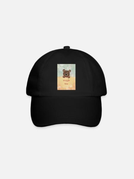 Snuggle Time - Baseballkappe - Schwarz/Schwarz