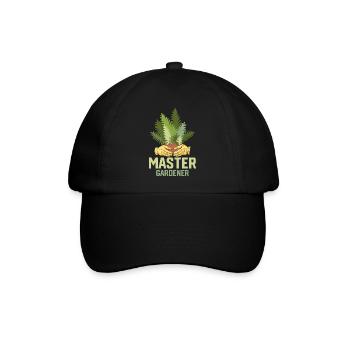 Master Gardener Gardening Botanical - Baseballkappe - Schwarz/Schwarz - Vorne