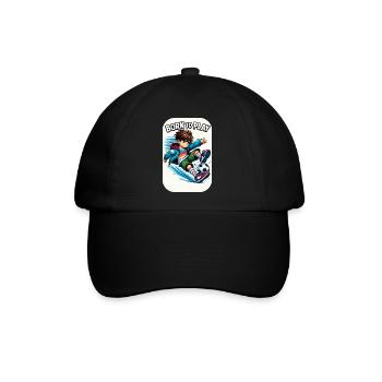 Kicker Kid - Baseballkappe - Schwarz/Schwarz - Vorne