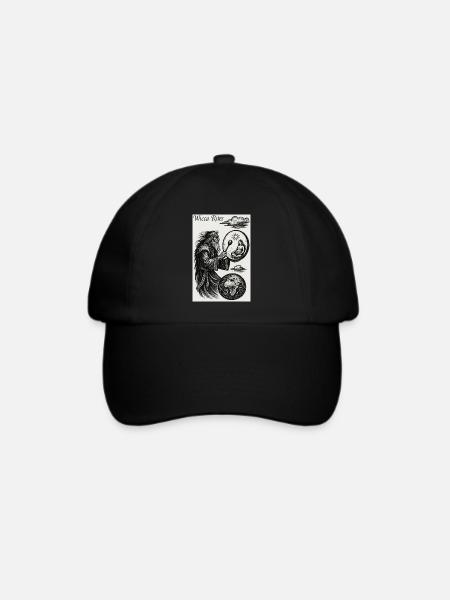 Wicca-Riten - Baseballkappe - Schwarz/Schwarz