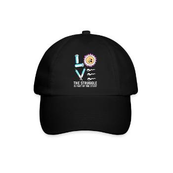 Embryo Transfer Tag Fötus - Baseballkappe - Schwarz/Schwarz - Vorne