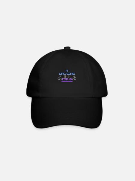 Ein wandelndes Top G! - Baseballkappe - Schwarz/Schwarz